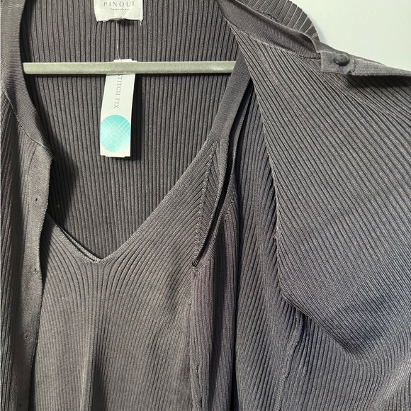 Pinque Bardeoux Glossy Rib Sweater Set - Picture 9 of 9